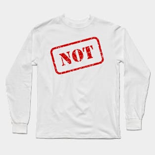 Not stamp Long Sleeve T-Shirt